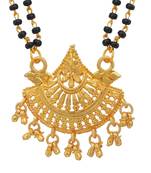 traditional brass micron gold finish handmade mangalsutra