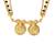 ethnic brass gold plated handmade carving design mangalsutra