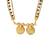 ethnic brass gold plated handmade carving design mangalsutra
