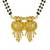 traditional double wati gold plated tassel mangalsutra