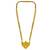 traditional brass gold handmade long rani mangalsutra necklace