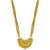 brass gold plated handmade carving design mangalsutra