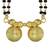 traditional double wati brass micron gold finish mangalsutra