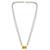 traditional gold plated heart design mangalsutra