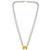 traditional heart shape gold plated mangalsutra