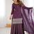 Bewitching Purple Zari Work Silk Designer Lehenga With Kurti