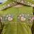 Green embroidered kurta plazzo set with silk dupatta party wear