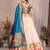 Silk Lehenga Choli with Paithani Border & Teal Blue Dupatta Traditional Festive & Wedding Wear Lehenga Set for Women