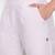 white high waist cotton trousers for women with side pocket