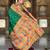 Green elegant art silk woven saree with rich zari border