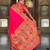 Pink elegant art silk woven saree with rich zari border