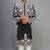 black embroidered silk kurta pant set for men