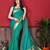Rama green elegant art silk woven saree with rich zari border