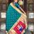 Rama green elegant art silk woven saree with rich zari border