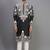 black embroidered silk kurta pant set for men