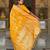 Yellow elegant art silk woven saree with rich zari border