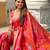 Pink elegant art silk woven saree with rich zari border