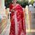 Red elegant art silk woven saree with rich zari border