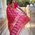 Pink elegant art silk woven saree with rich zari border