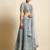 Premium Grey Festive FAUX GEORGETTE Lehenga with Dupatta