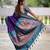 Purple elegant art silk woven saree with rich zari border