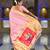 Pink elegant art silk woven saree with rich zari border
