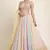 Pastel Multicolor Embroidered Lehenga Set