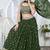 Bottle Green Faux Georgette Lehenga Choli with Thread & Sequins Embroidery