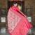 Pink elegant art silk woven saree with rich zari border