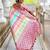 Pink elegant art silk woven saree with rich zari border