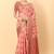 Pink elegant art silk woven saree with rich zari border