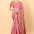 Pink elegant art silk woven saree with rich zari border