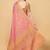 Pink elegant art silk woven saree with rich zari border