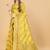 Yellow elegant art silk woven saree with rich zari border