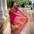 Pink elegant art silk woven saree with rich zari border
