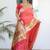 Pink elegant art silk woven saree with rich zari border