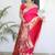 Pink elegant art silk woven saree with rich zari border