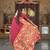 Maroon elegant art silk woven saree with rich zari border