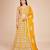 Designer Mustard Yellow Party Wear Lehenga with Heavy Thread & Sequins Work