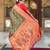 Mehendi elegant art silk woven saree with rich zari border
