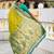 Green elegant art silk woven saree with rich zari border