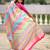 Multicolor elegant art silk woven saree with rich zari border