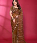 Embellished Beads and Stones Saree