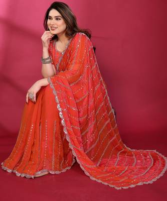 Embellished Beads and Stones Saree 2