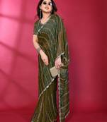 Embellished Beads and Stones Saree