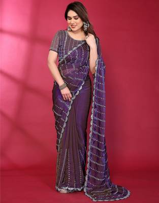 Embellished Beads and Stones Saree 2