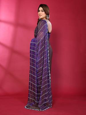 Embellished Beads and Stones Saree 3