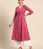 Bandhani printed kurta