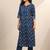 Floral printed regular kurta with trousers & dupatta