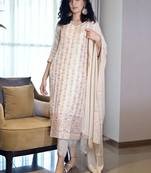 Ethnic motifs regular kurta with trousers & dupatta